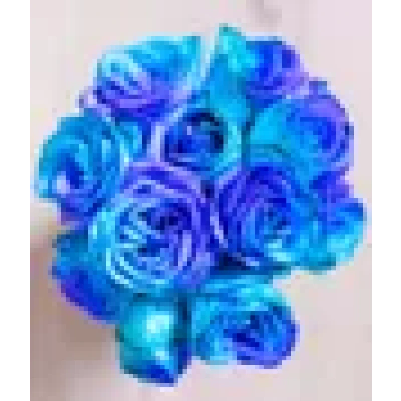 One Dozen Ocean Blue Roses