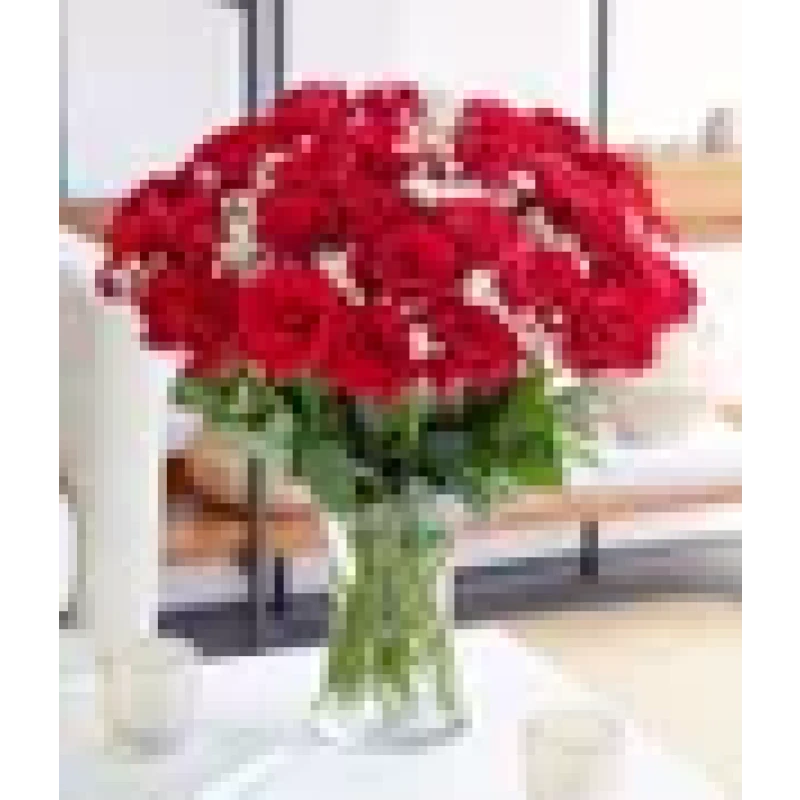 36 Red Rose Bundle with Chocolates & Bear