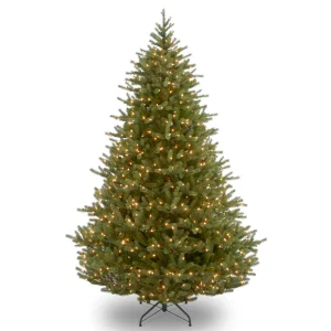 6.5 ft. Pre-Lit Norway Spruce Tree with Clear Lights, Plug-In