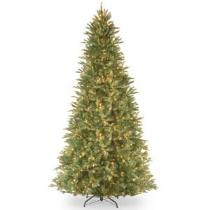 12 ft. Pre-Lit Tiffany Fir Slim Tree with Clear Lights, Plug-In