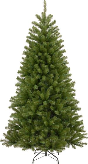 National Tree Company 7.5 ft Unlit North Valley Spruce Artificial Christmas Tree, 1,346 Tips, Includes Stand, Green