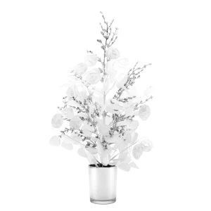 26in. White Frost White Tabletop Tree