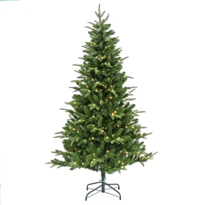 6 ft. Pre-Lit Whatcom Pine Tree with LED Lights, Plug-In