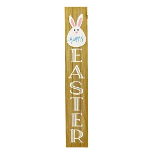 43 in. Easter Bunny Sign Porch Decoration