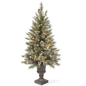 4 ft. Pre-Lit Aberdeen Blue Spruce Tree with Twinkly LED Lights, Plug-In