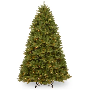 7.5 ft. Pre-lit Meadowlark Pencil Hinged Tree with Clear Lights