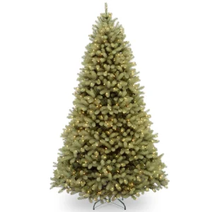 9 ft. Pre-Lit Downswept Douglas Fir Tree with Dual Color LED Lights, Plug-In