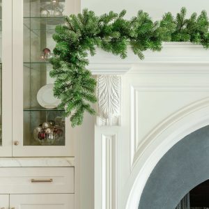 9' x 12 Cypress Spruce Garland Unlit