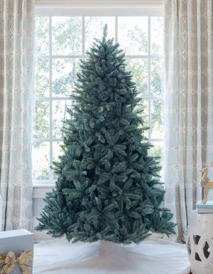 8' Tribeca Blue Spruce Artificial Christmas Tree Unlit