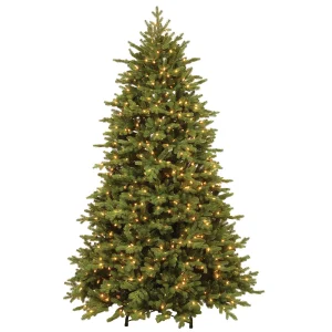 7.5 ft. Pre-Lit Princeton Fraser Fir Tree with PowerConnect and 1000 Dual Color LED Lights, Plug-In