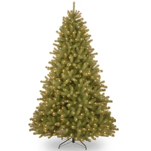 7.5 ft. Pre-Lit Lakewood Spruce Tree with Dual Color LED Lights