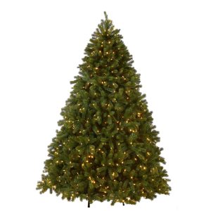 7.5 ft. Pre-Lit Deluxe Downswept Douglas Fir Tree with PowerConnect Dual Color LED Lights, Plug-In